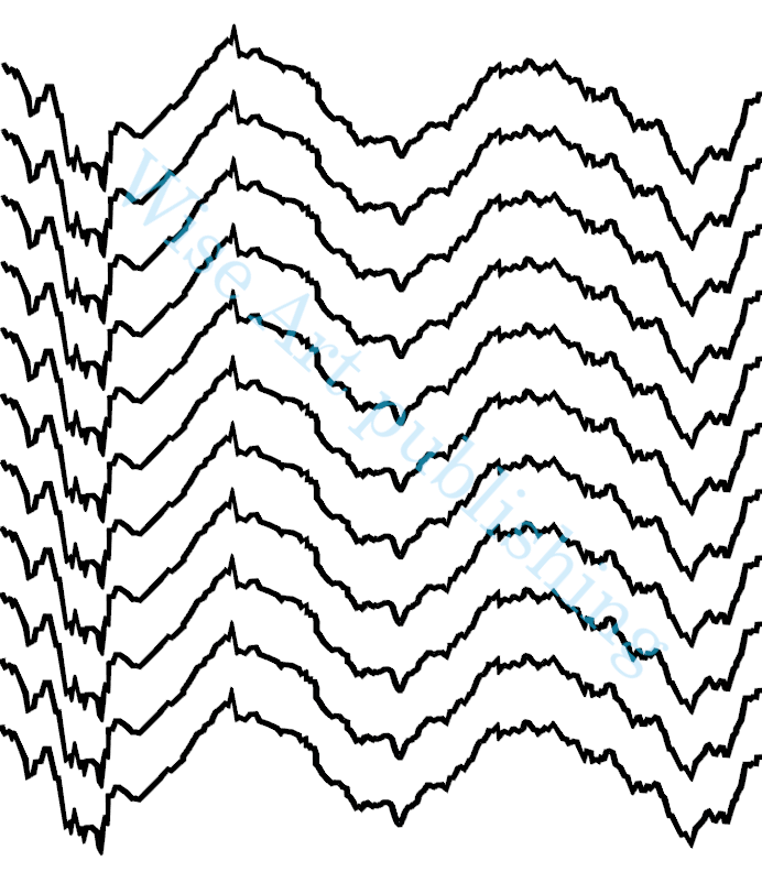 Cosmic Magnetic Wave Coloring Book (1 Sheet)