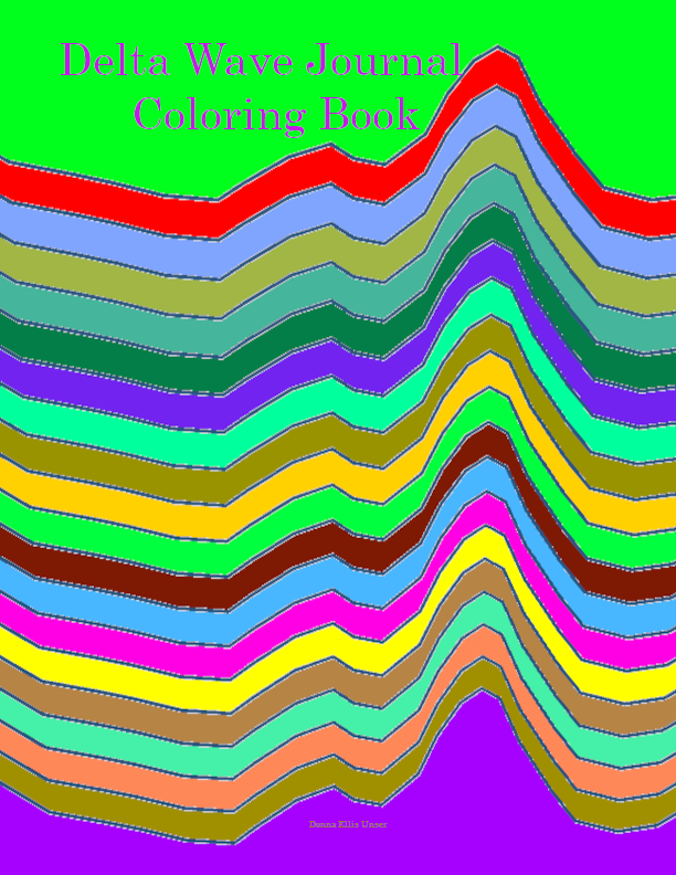 Delta Brain Wave Journal Coloring  (1 Sheet)