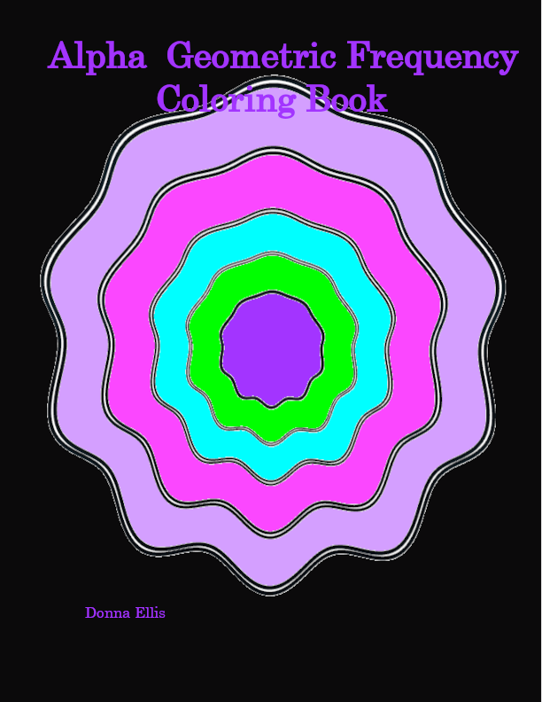 Alpha Geometric Frequency Coloring Sheet
