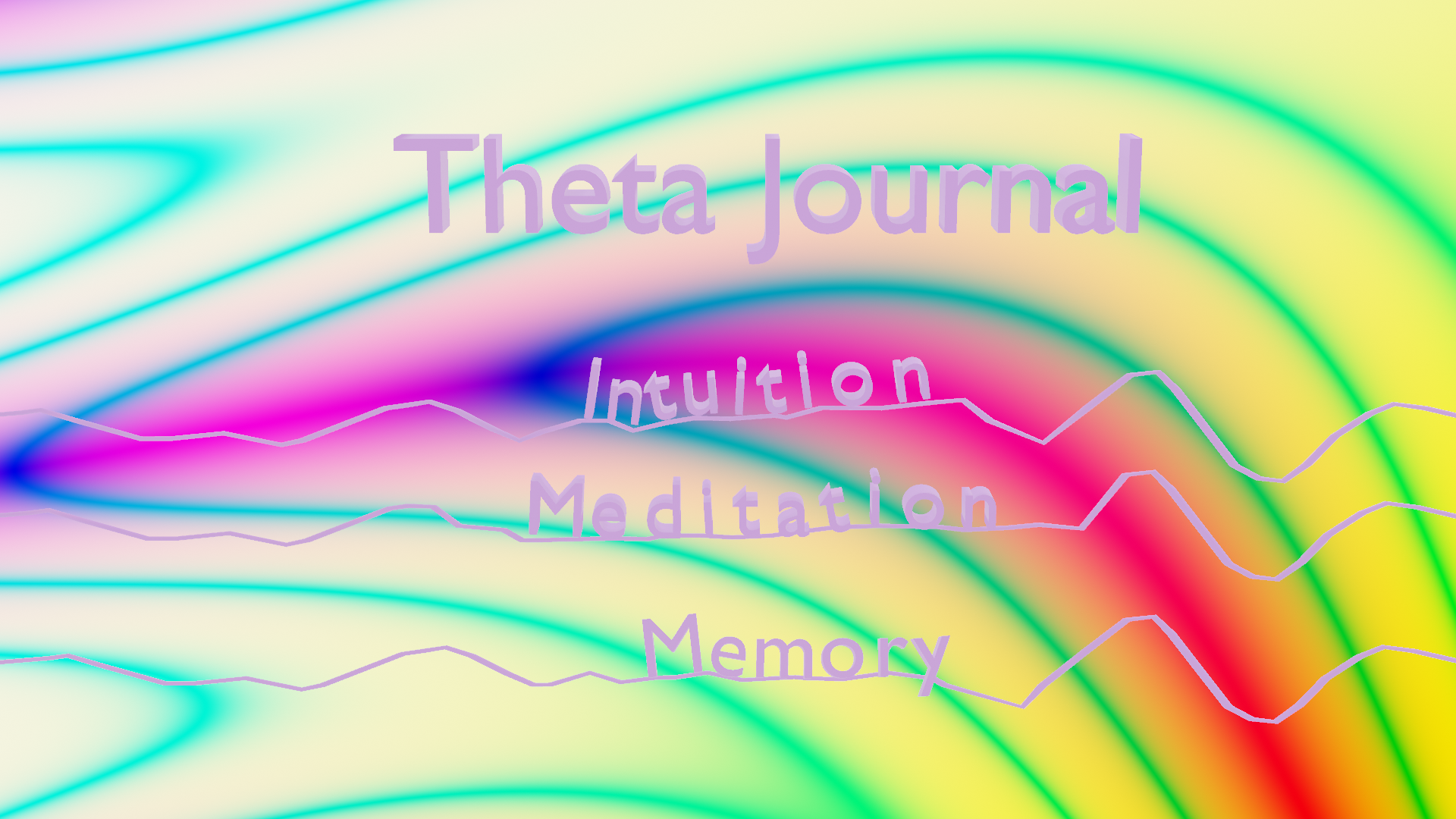 Theta Brain Wave Journal Coloring Book