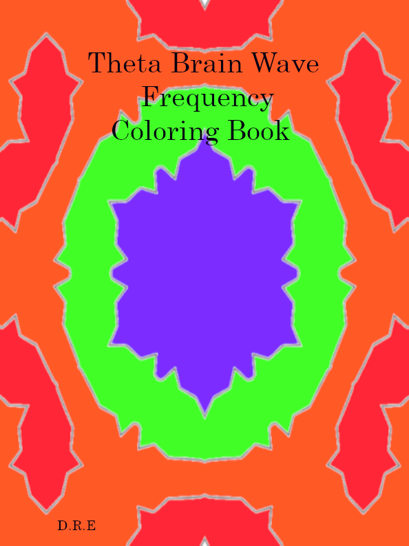 Theta Brain Wave Frequency Coloring Book