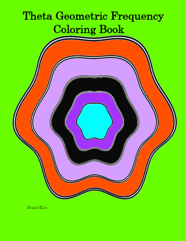 Theta Geometric Frequency coloring Sheet