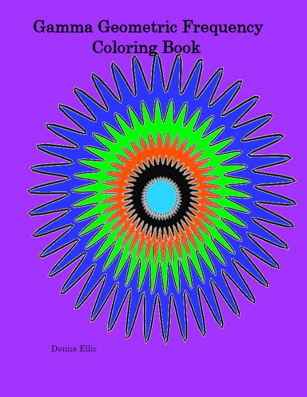 Gamma Geometric Frequency Coloring Sheet
