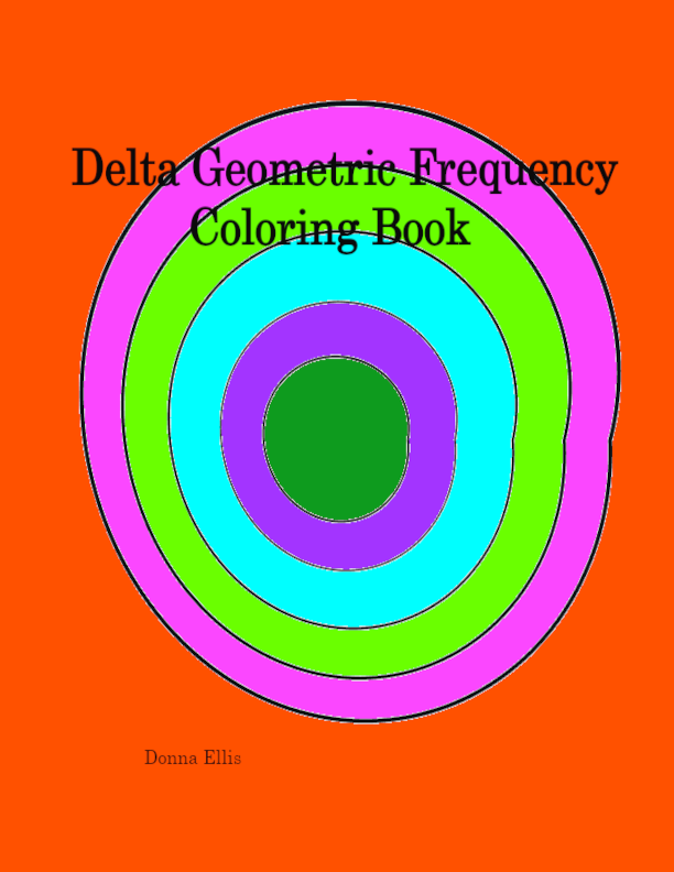 Delta Geometric Frequency Coloring Book