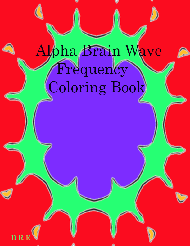 Alpha Brain Wave Frequency Coloring Book