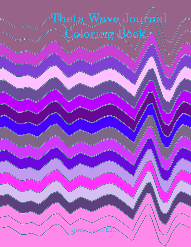 Theta Brain Wave Journal Coloring Book (1 Sheet)