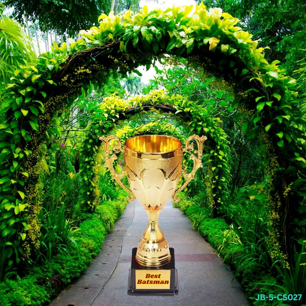 Golden Color Plastic Trophy