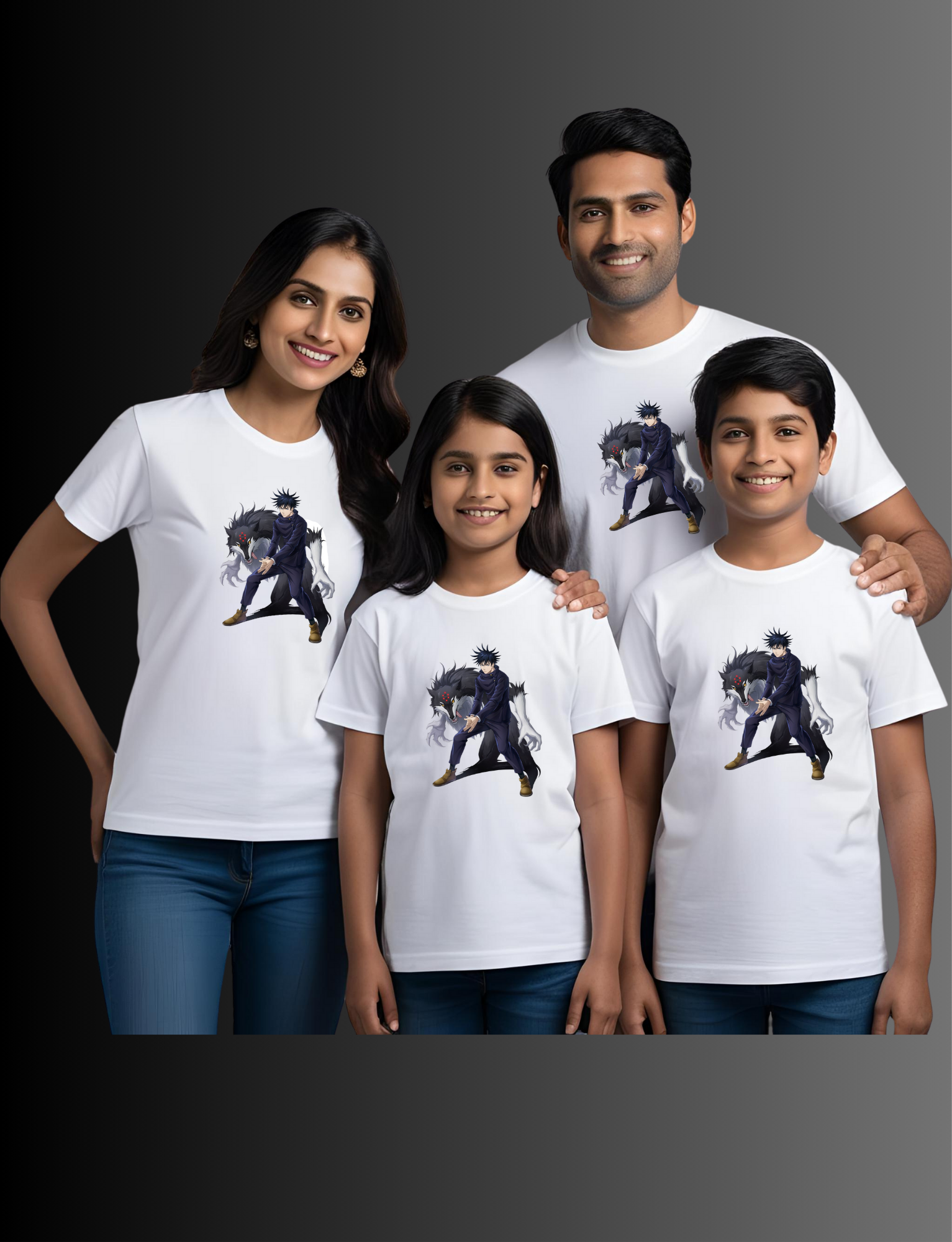 Anime Character Family T-Shirt Set