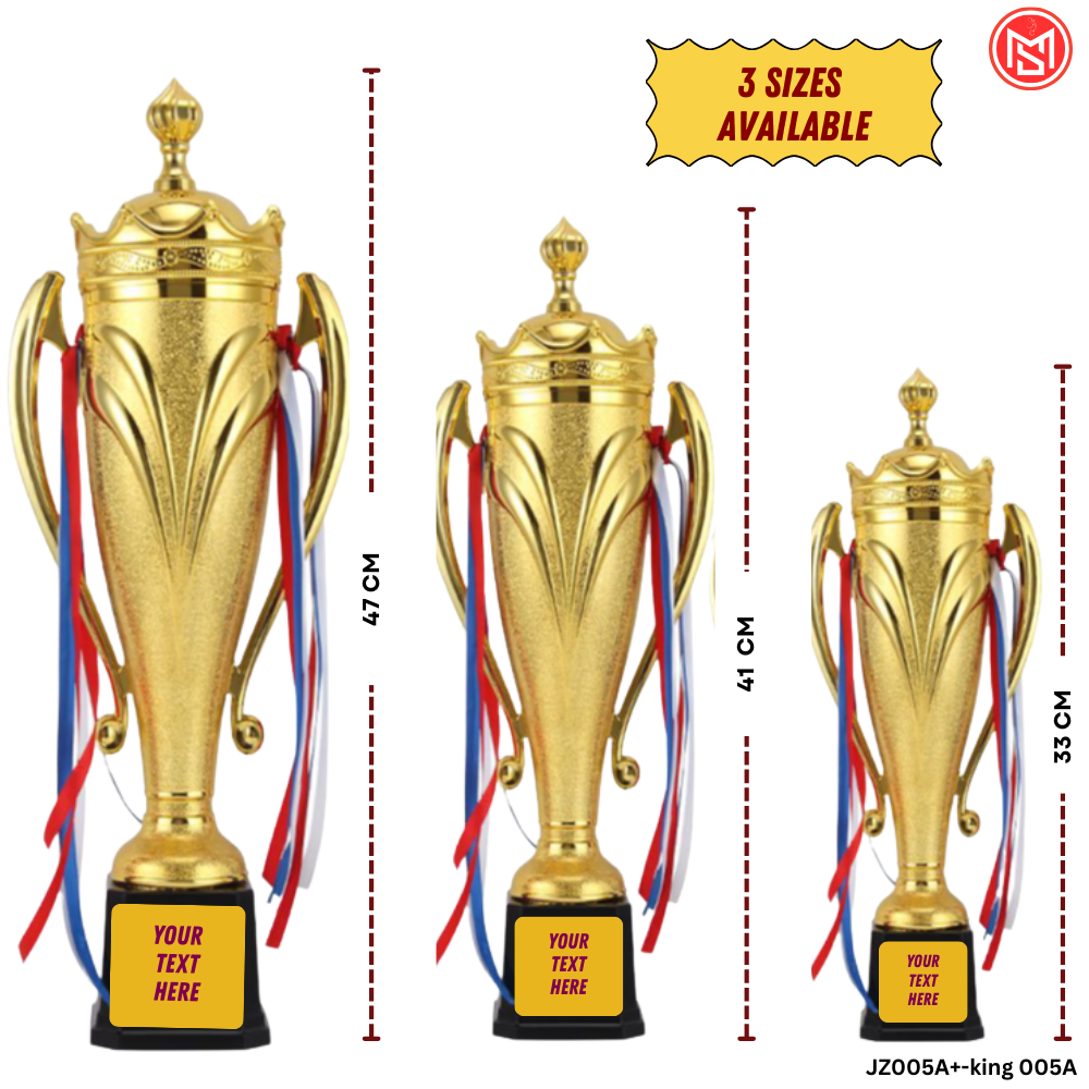 Golden Plastic Trophy Cup for All Occasions