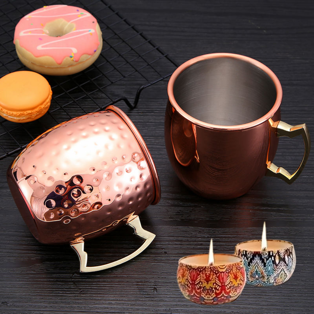 Copper Stonewashed Mule Beer Mug