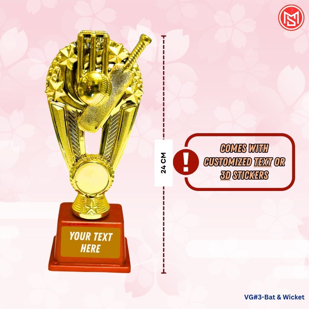 Premium Plastic Cricket Trophy