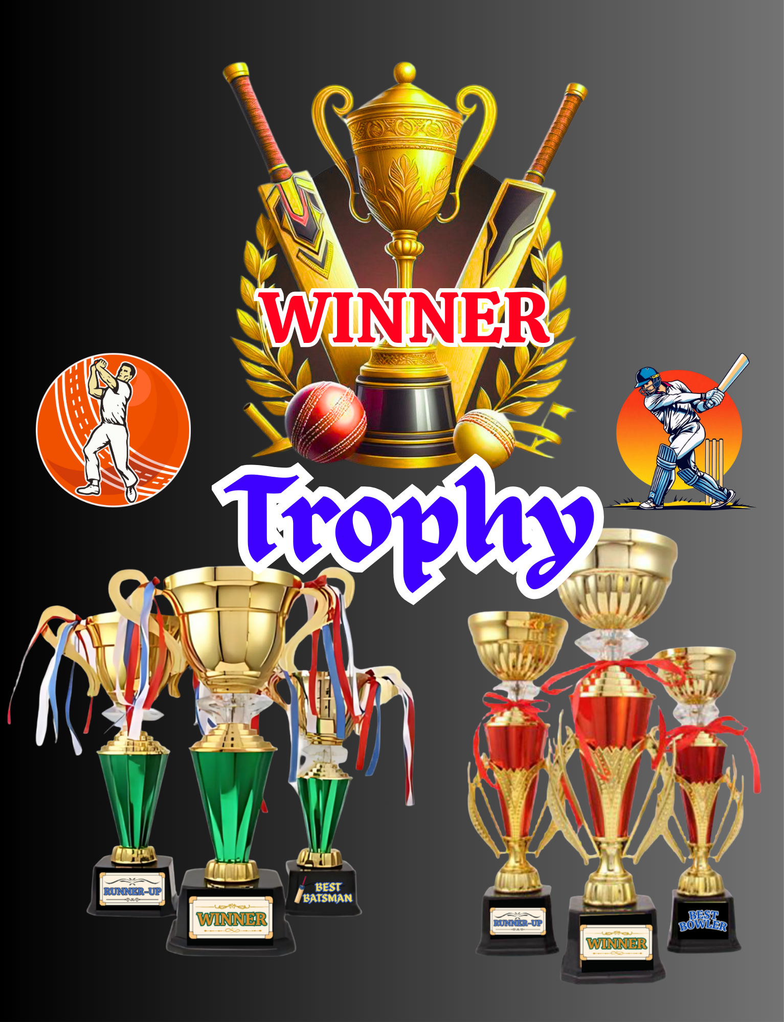 Cricket Winner Trophy