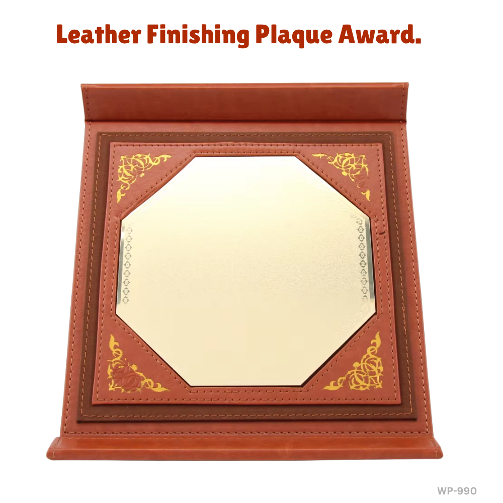 Leather Finish Plaque Award