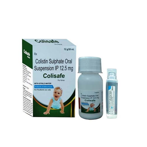 Colisafe Colistin Sulphate Oral Suspension IP 12.5 mg