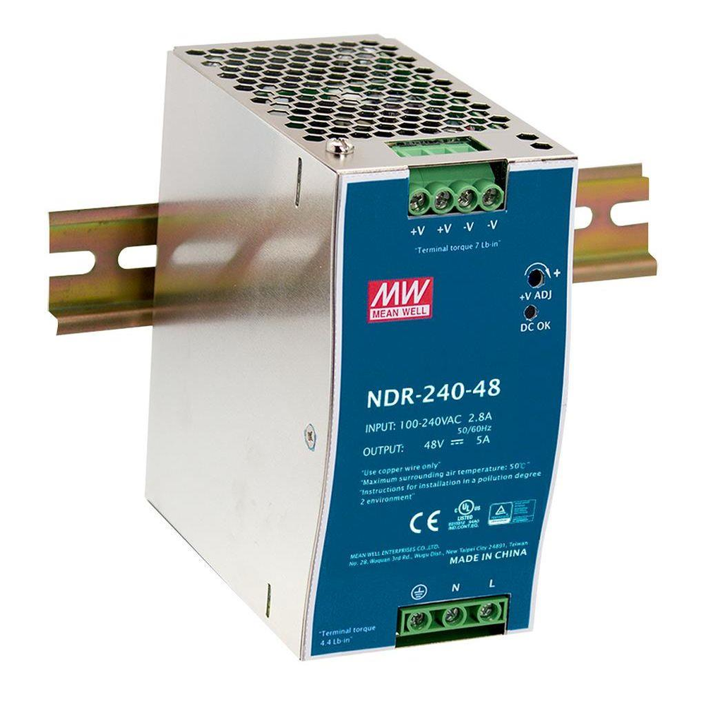 MeanWell 240W 48VDC Industrial Power Supply