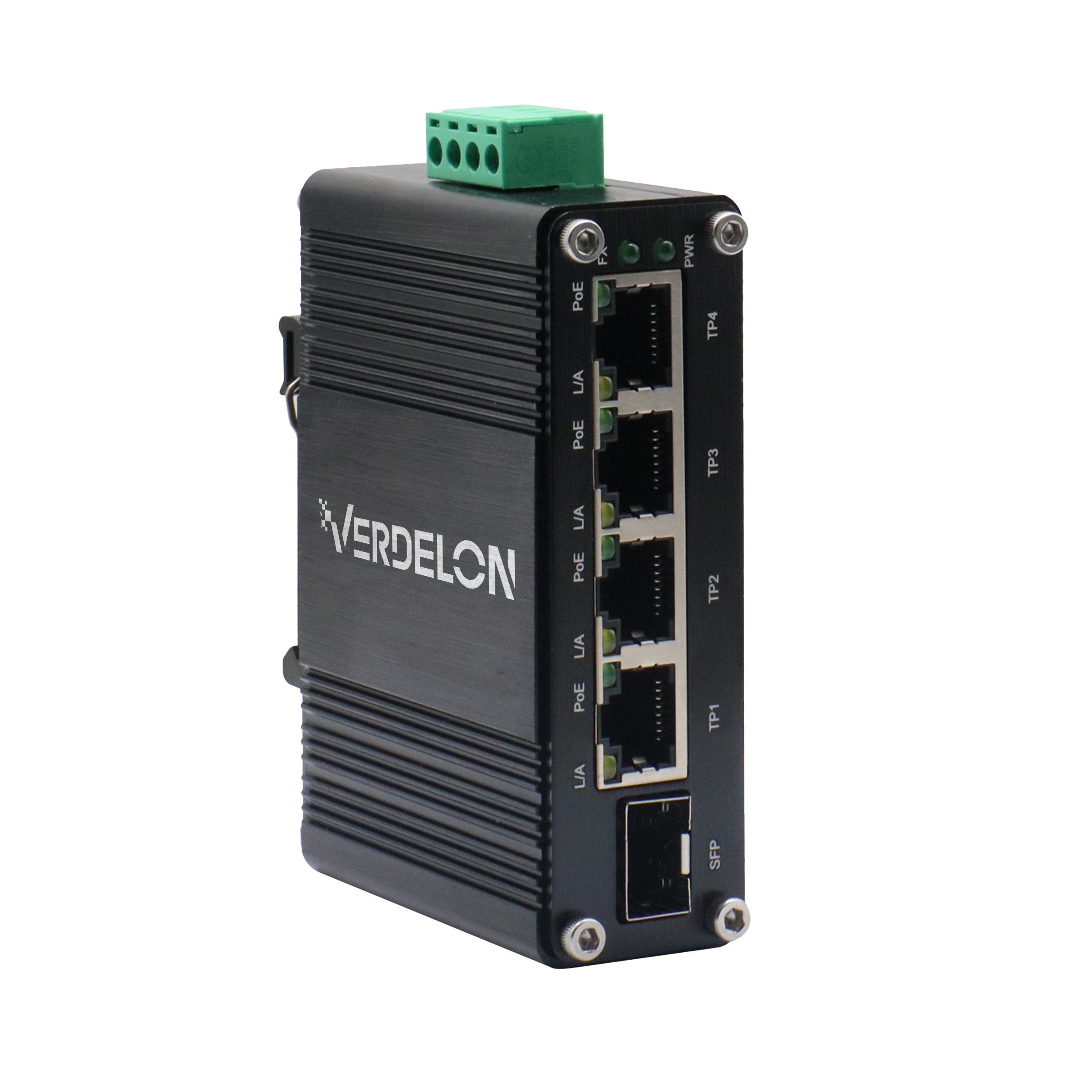 Industrial Unmanaged Compact 4 Port PoE+ Switch
