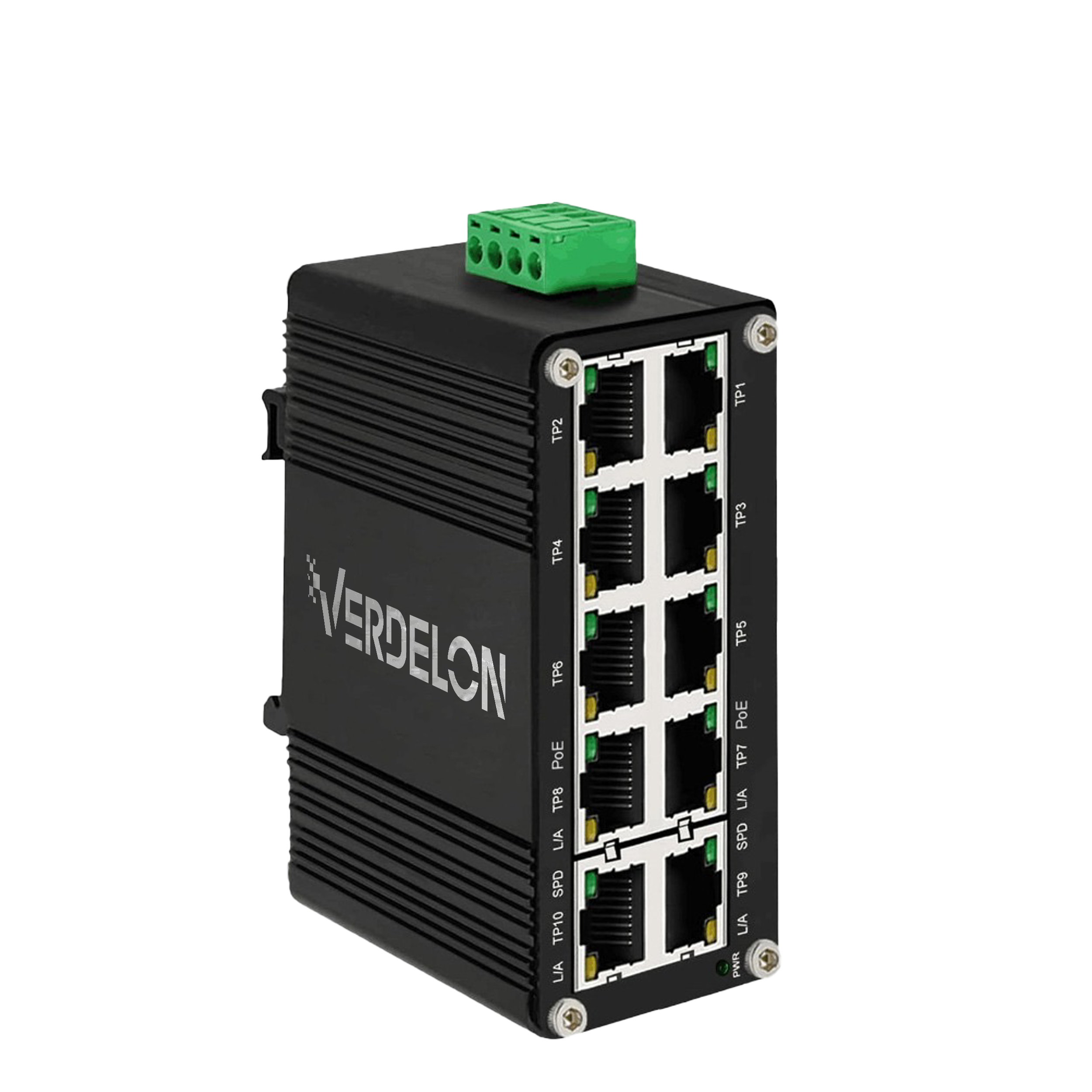 Industrial Unmanaged Compact 8 Port PoE+ Switch