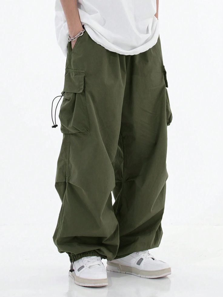 Green cargo pants