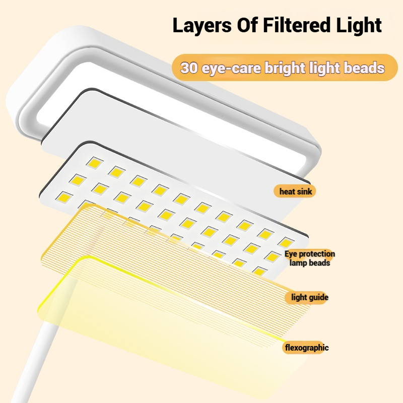 1213C LED Clip-On Desk Lamp