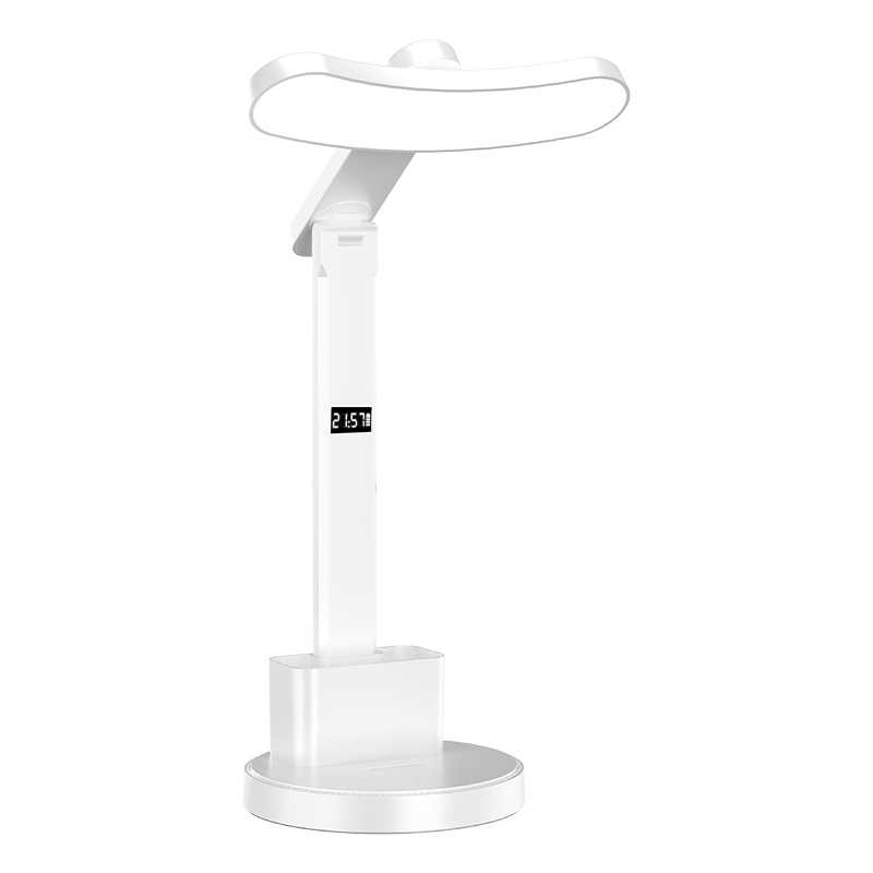 1318A LED Desk Lamp with Clock