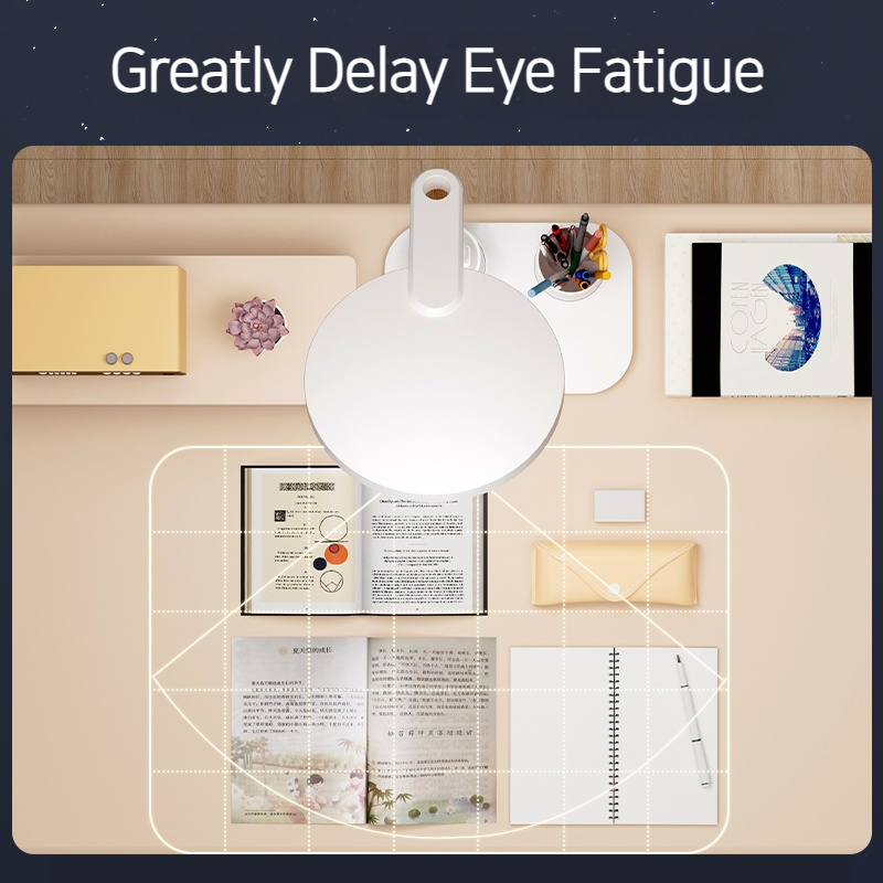 1516A LED Desk Lamp with Pen Holder and Clock