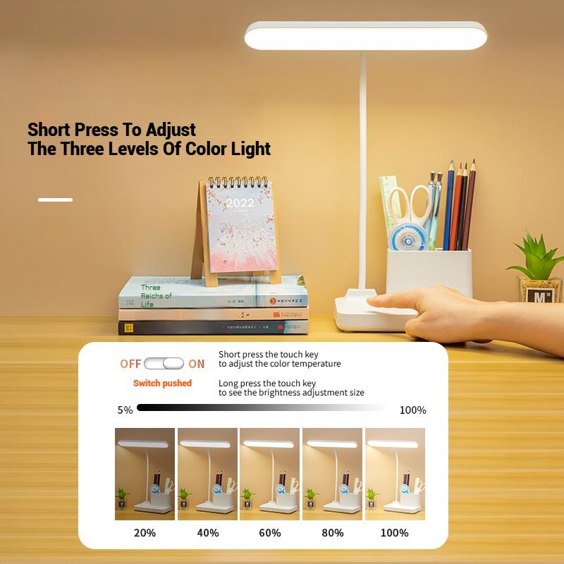 1316-28 LED Desk Lamp with Pen Holder