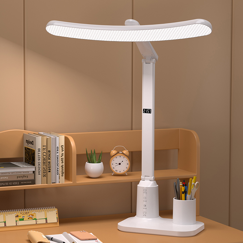 1516B LED Desk Lamp with Clock