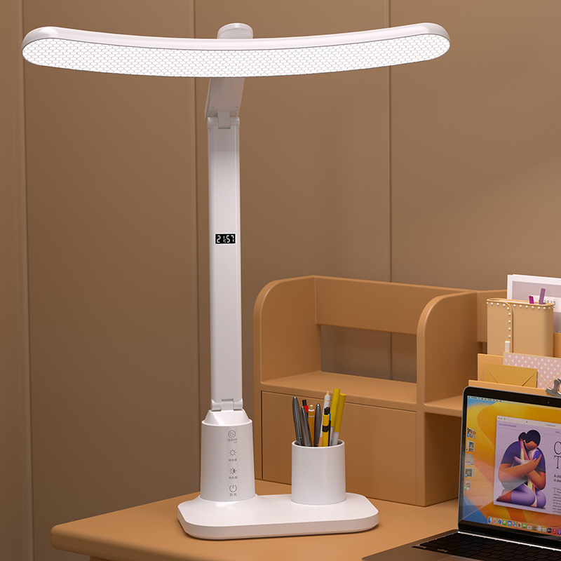1516B LED Desk Lamp with Clock