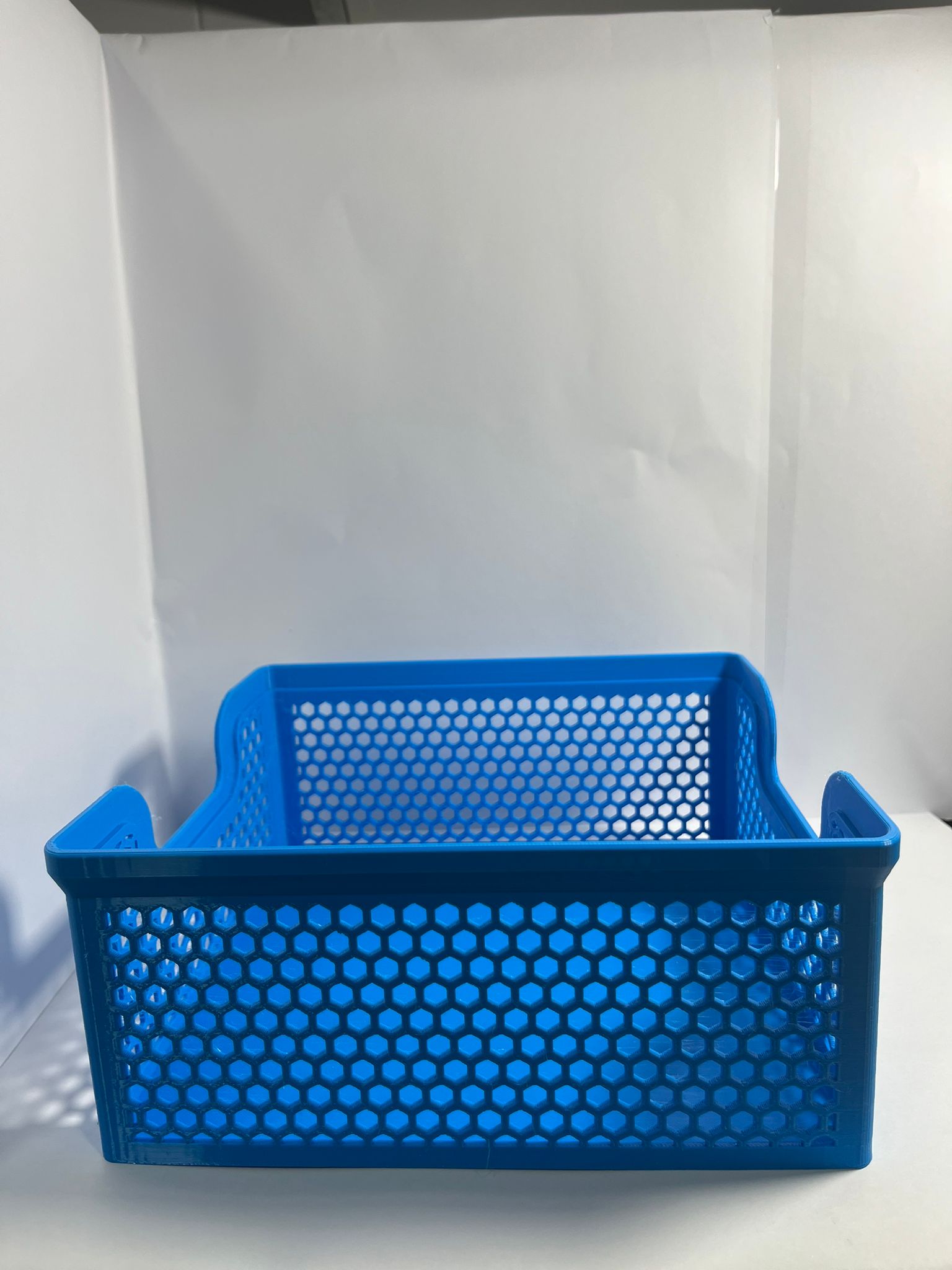 Caja organizadora plástica azul