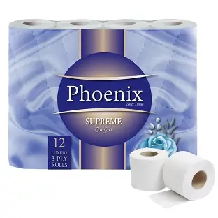 Phoenix Luxury Toilet Rolls (12 Pack)