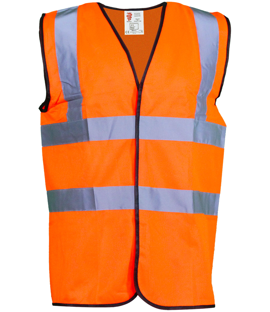 High visibility safety vest