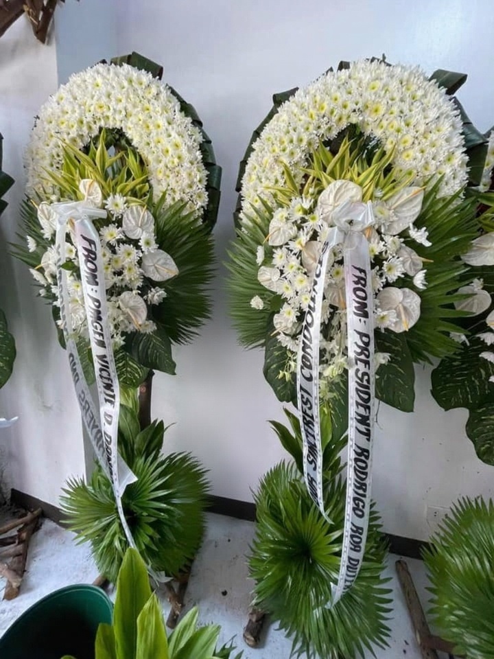 Dual Funeral Flower Stands