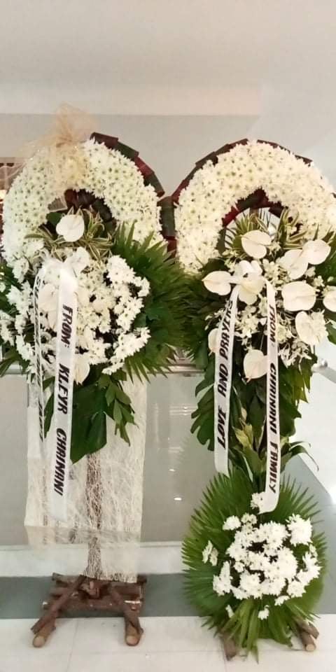 2 Funeral Standing Flower Arrangement