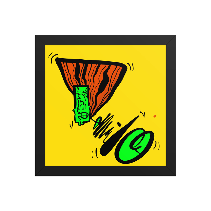 Emil Oscar Sjov Framed poster