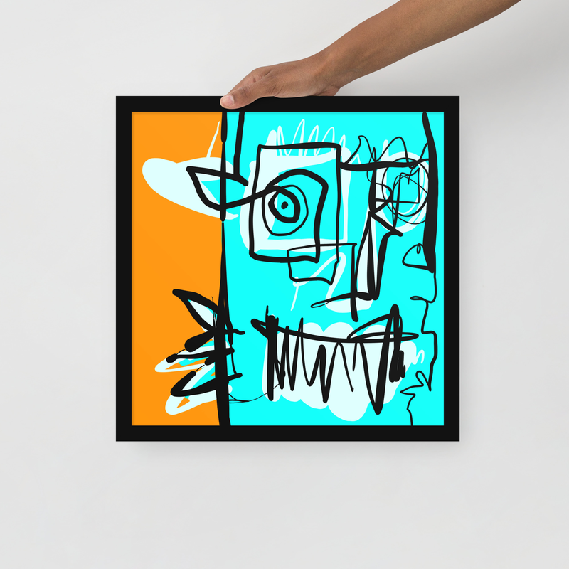 Emil Oscar Framed poster