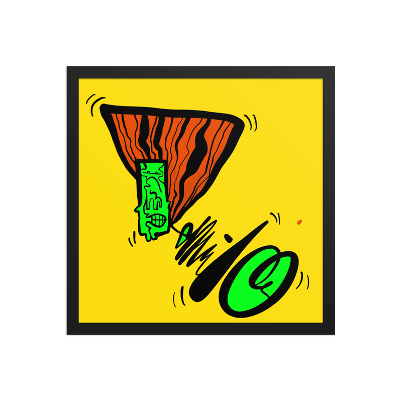 Emil Oscar Sjov Framed poster