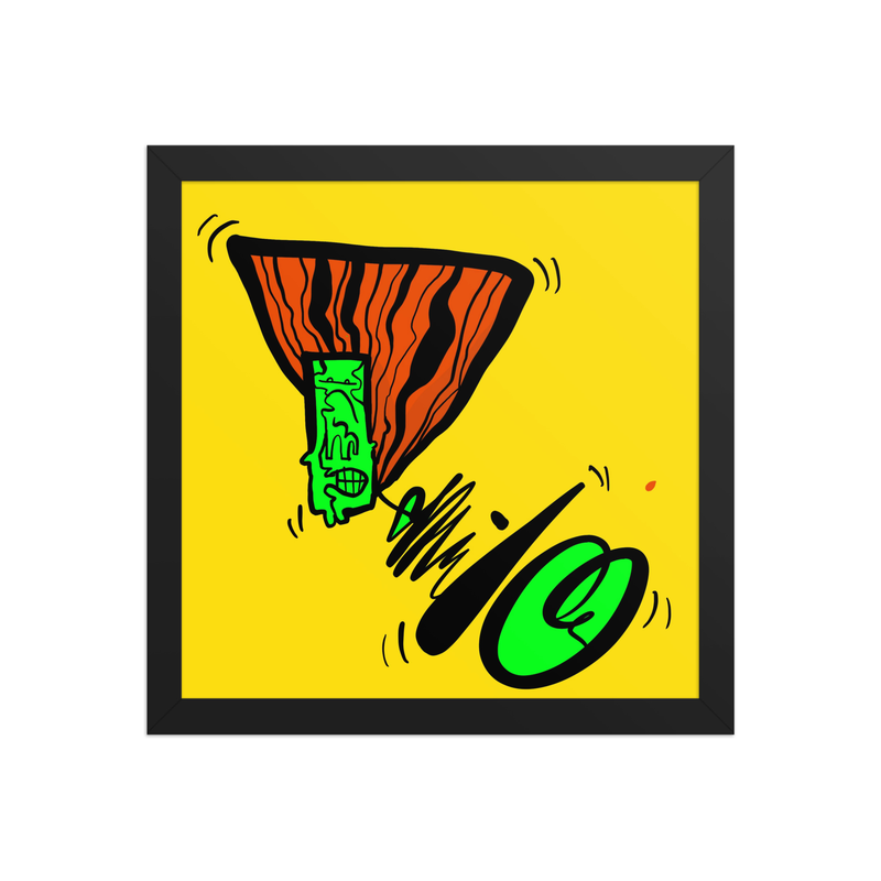 Emil Oscar Sjov Framed poster