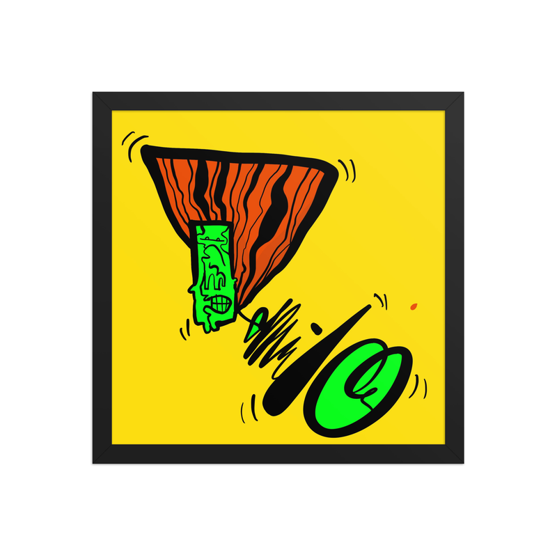 Emil Oscar Sjov Framed poster