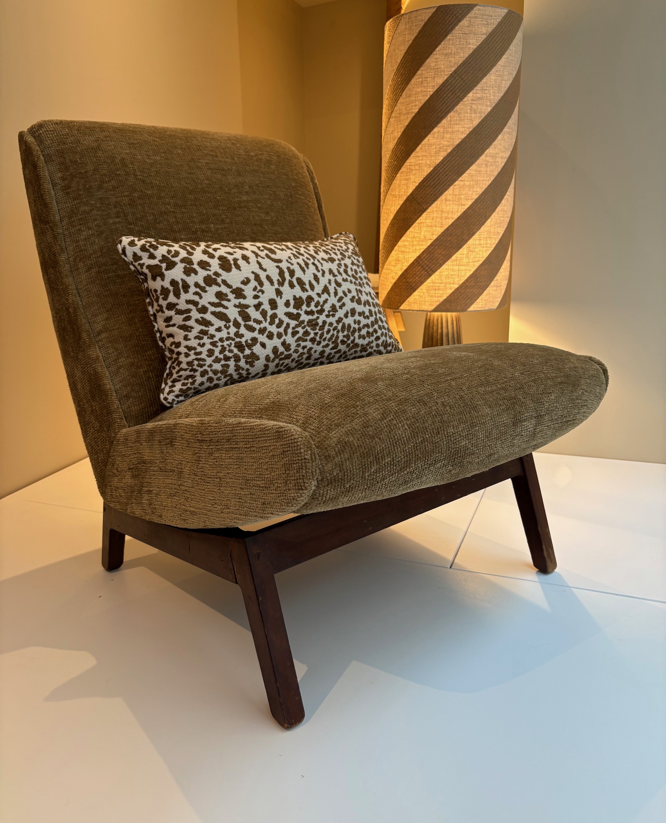 Set de 2 chauffeuses vintage années 60