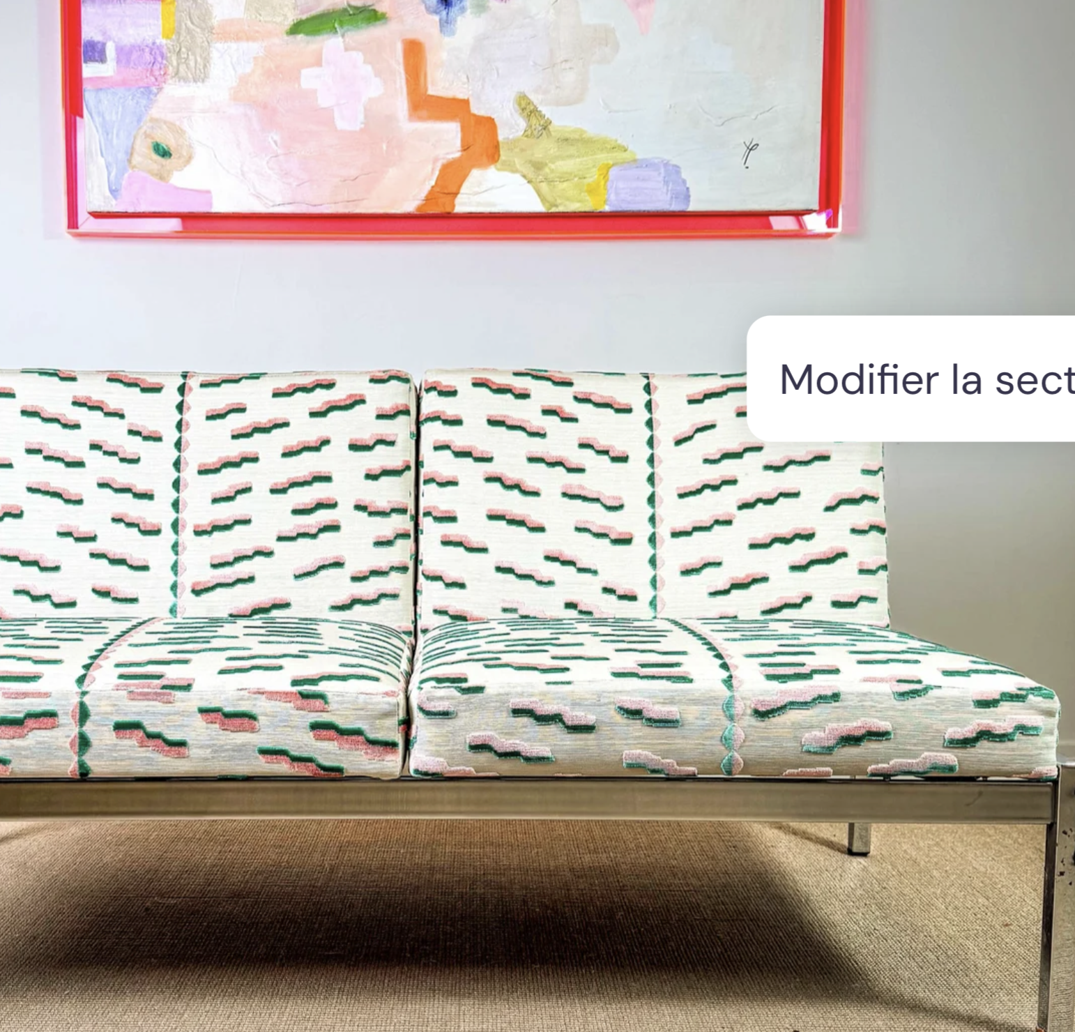 Canapé "Samourai" de Joseph-André Motte