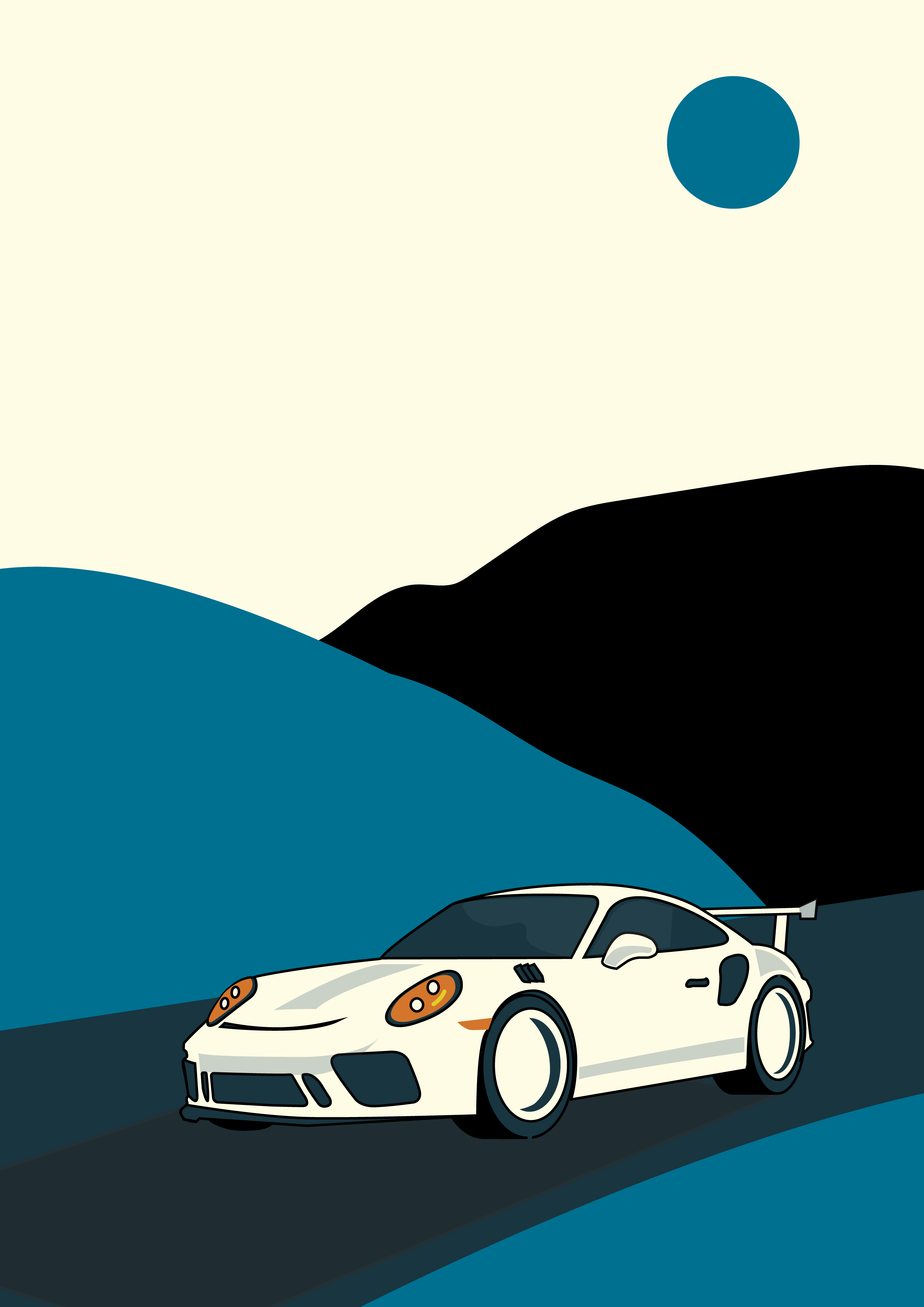 Sports Car Illustration