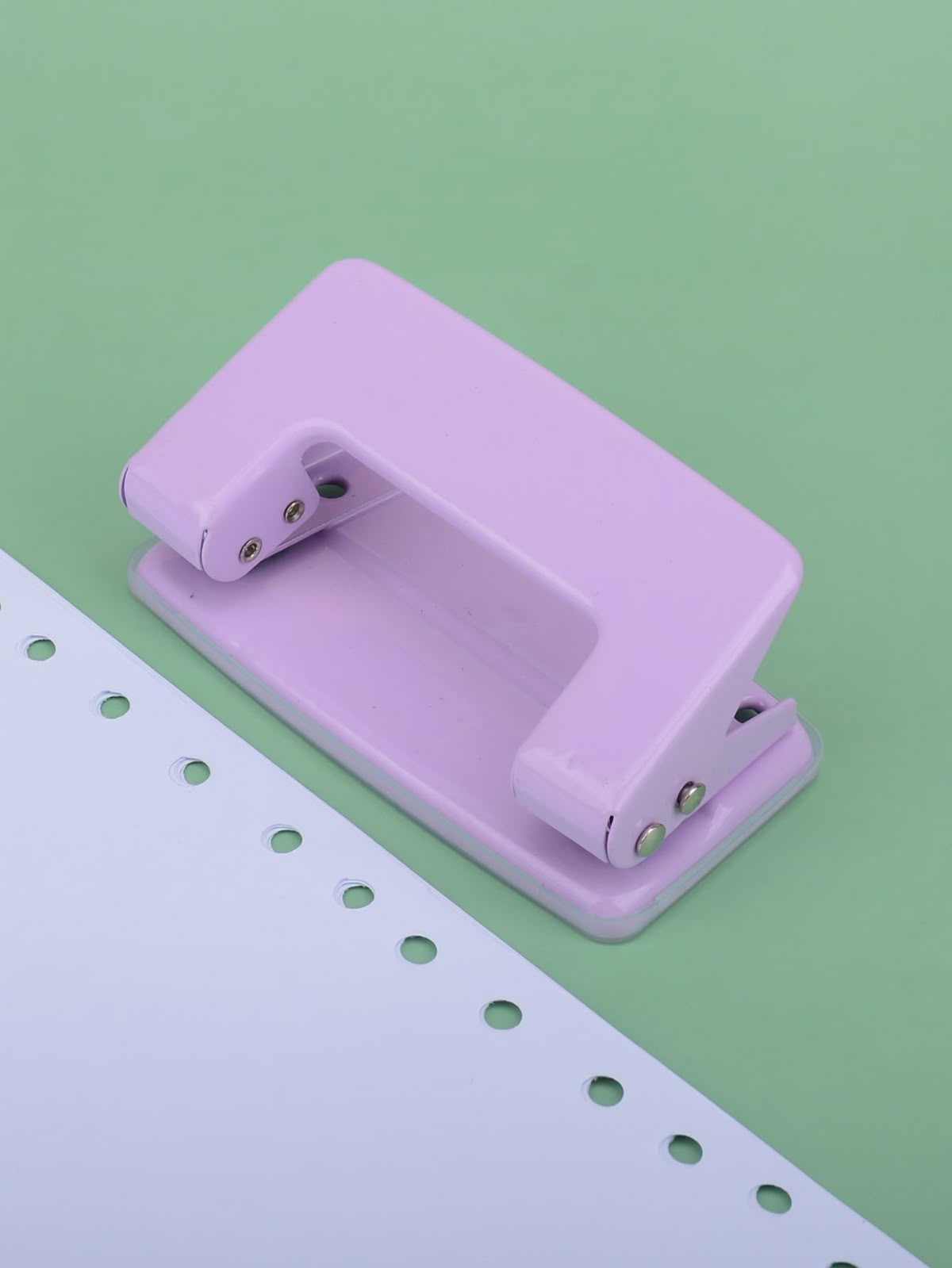 Purple Paper Hole Punch