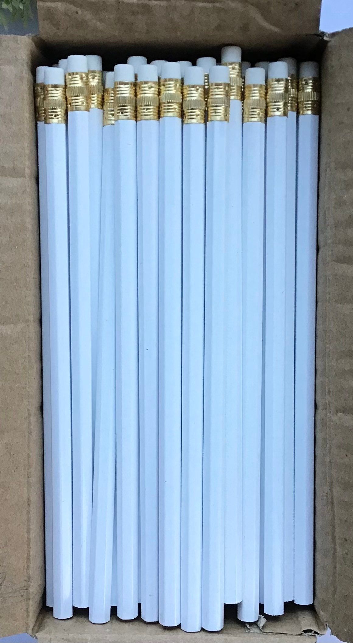 White Wooden Pencils