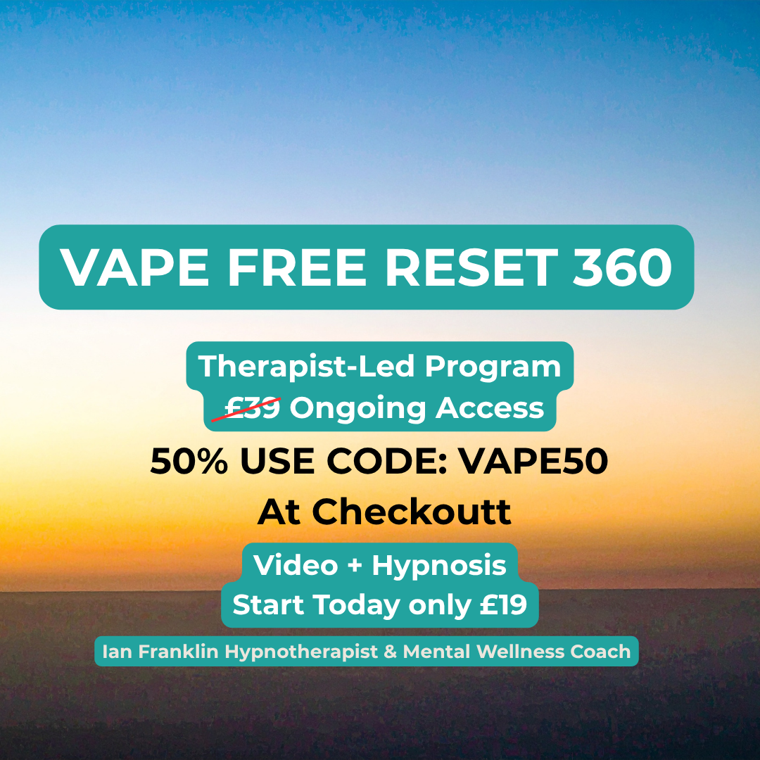 Vape Free Reset 360 – Therapist-Led Programme (£39 Ongoing Access)