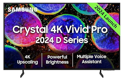 Samsung Crystal 4K Vivid Pro 2024 D Series