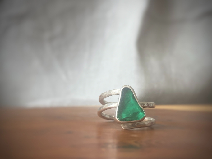 Azure Ring - Adjustable Size Q/R