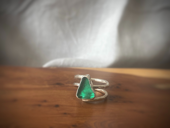 Azure Ring - Adjustable Size Q/R