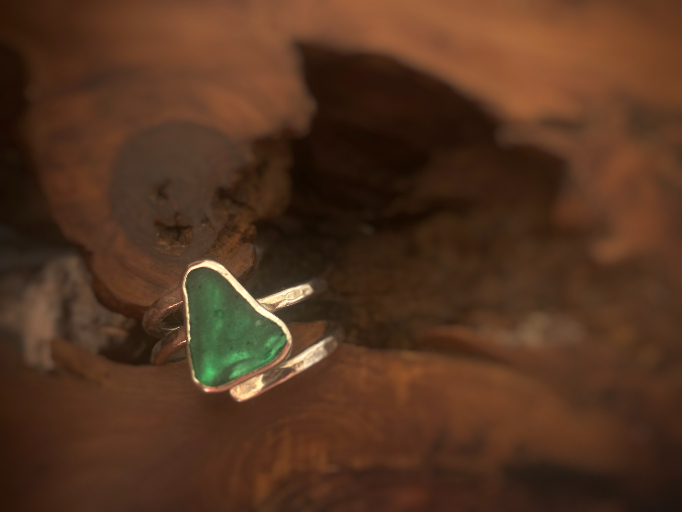 Azure Ring - Adjustable Size Q/R