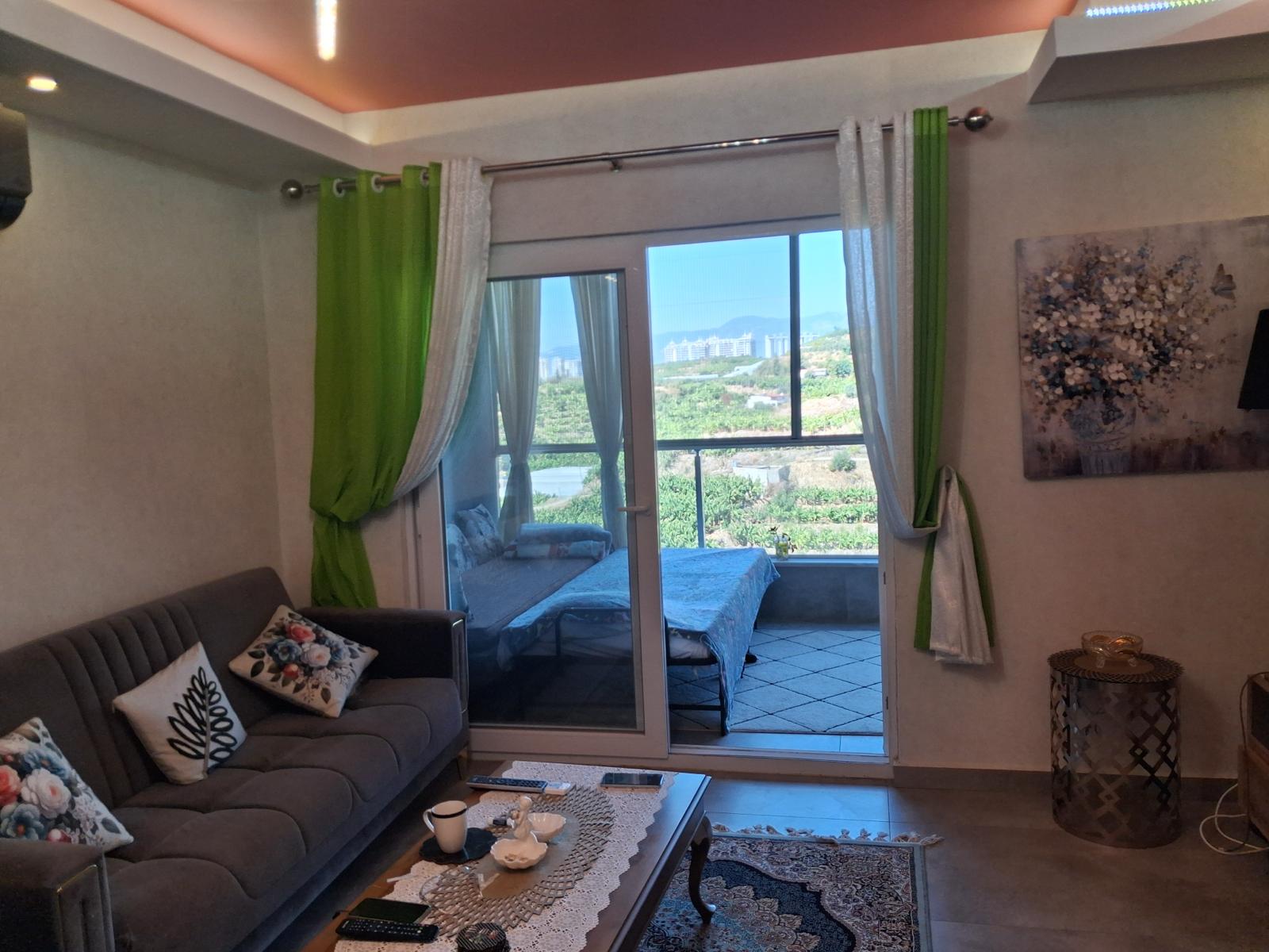 DEMİRTAŞ 2+1 EŞYALI - DENİZ, DOĞA MANZARALI