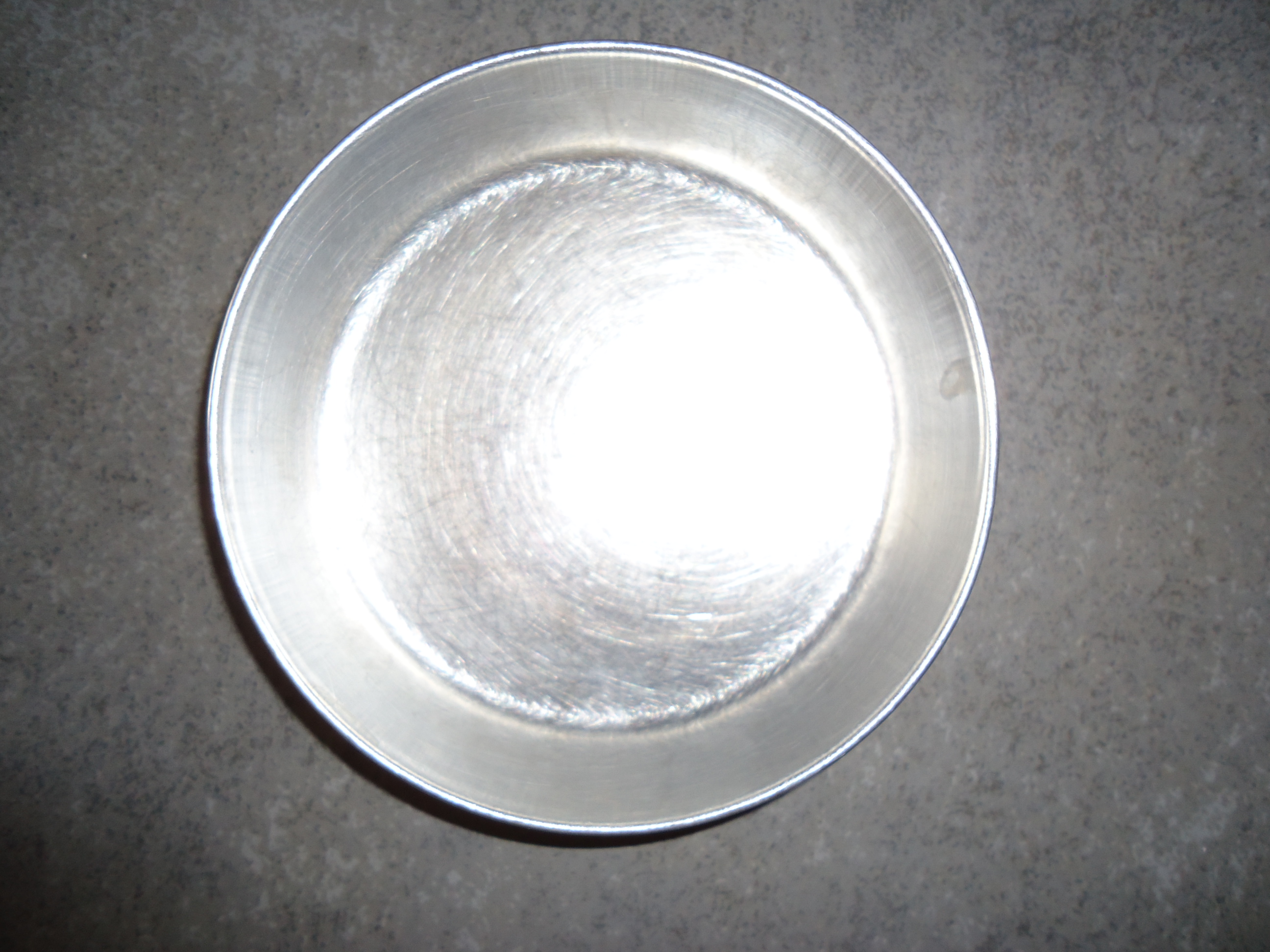 Assiette en inox